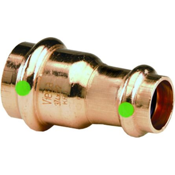 Viega ProPress 15588 1-1/2 in. x 1 in. Copper Press Reducer