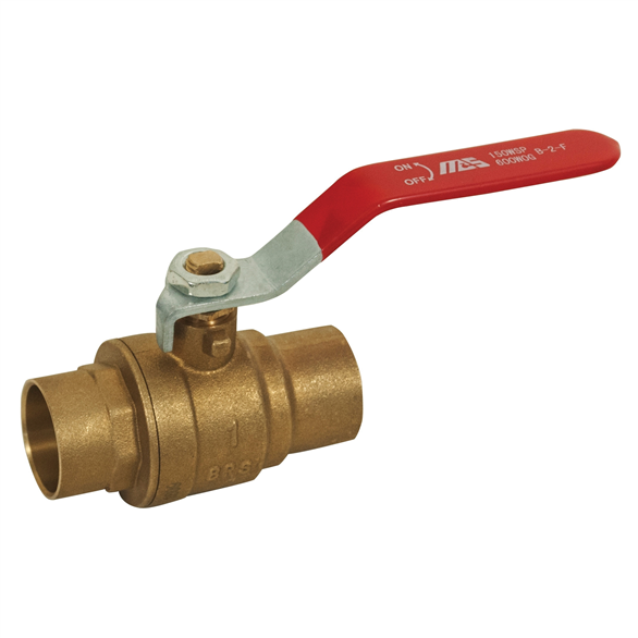 MAS 01330604 1/2 in. Forged Brass Full Port Ball Valve