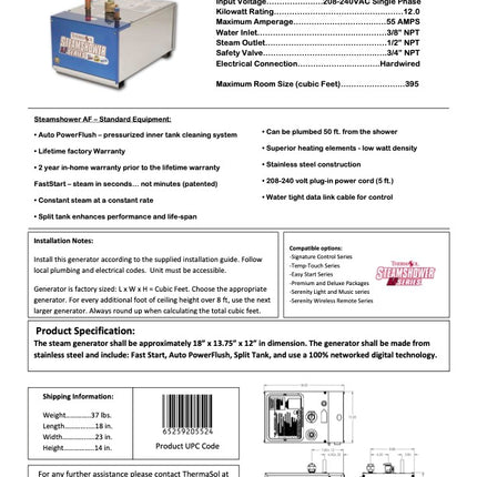 ThermaSol Shower Steam Generator SSA-395