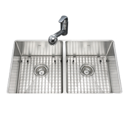 Franke Kindred Designer Kitchen Sink 2-Bowl Under-Mount KCUD33-9-10BG