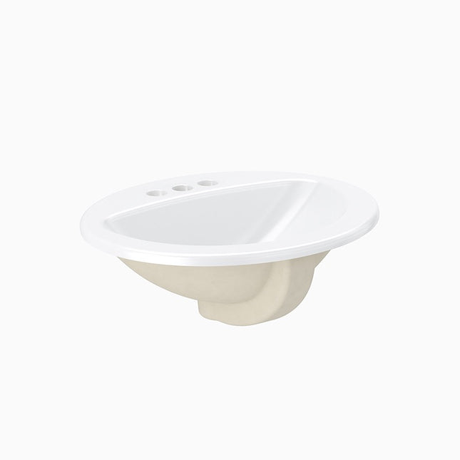 Sloan Drop-In Lavatory Sink White SS-3002-STG