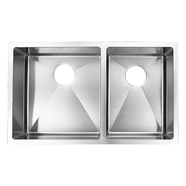 Luxart Near Zero Radius Kitchen Sink Undermount Stainless Steel