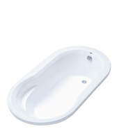 Hytec Calico AC3666-0 Bathtub 66" x 36" Oval Acrylic