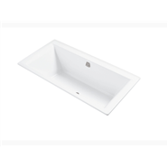 Hytec Seamount AC53985-0 Bathtub 60" x 34" Acrylic Drop-In White