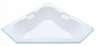 Hytec Evora Bathtub Corner Drop-In White