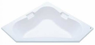 Hytec Evora Bathtub Corner Drop-In White