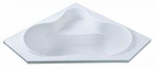 Hytec Kendryk Bathtub Corner Drop-In AC6086-N White