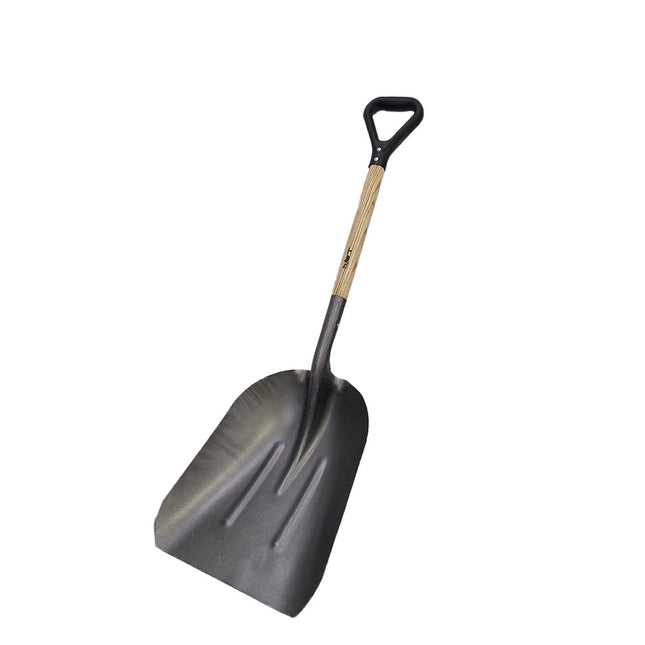 #8 Steel Scoop Shovel with Fiberglass D-Handle