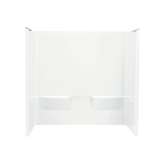 Sterling Performa Bathtub & Shower Wall Set White 3 Piece