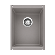 Blanco Precis Kitchen Sink Undermount Metallic Grey U-401679