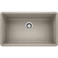 Blanco Precis U Super Kitchen Sink Undermount Concrete-Grey