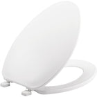 Bemis Elongated Closed Front Toilet Seat Plastic White