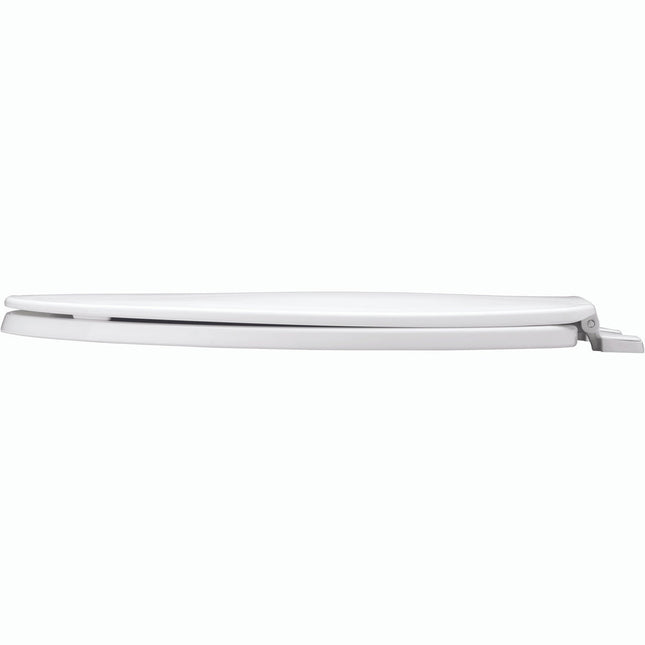 Bemis Elongated Closed Front Toilet Seat Plastic White