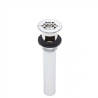 McGuire 155A 1-1/4 in. Brass Grid Drain in Chrome Plated