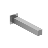 Riobel 885C Spout 8" Square Wall-Mount Faucet for Bathtub Chrome