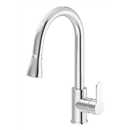 Symmons Identity Kitchen Faucet Pull-Down Spray Chrome S-6710-PD-1.5