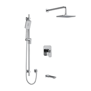 Riobel Equinox Bathtub & Shower Trim TKIT1345EQC-6 Chrome