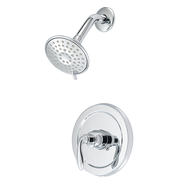Mainline Treme Shower Round 5-Function Wall-Mount Chrome