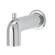 Luxart Pastiche PASPOUT-CP Spout 5-9/16" Wall Mount for bathtub with Diverter Polished Chrome