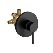 Riobel Pro Conik C071BK Shower Valve with 1-Lever Black