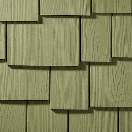 James Hardie HardieShingle® HZ5 Staggered Edge Panel – Heathered Moss