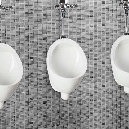Foremost Kolby 4810BSX Urinal 0.047L High Efficiency Wall-Mount TS 0.125 GPF White