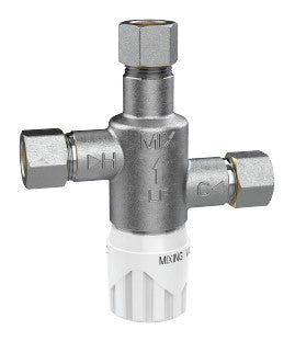 Dobbins Mixing Valve 3/8" LF Point-Of-Use Thermostatic Undermount