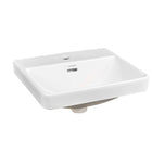 Contrac Conwick Semi-Recessed Vessel Lavatory 18 Inch Rectangular Single Hole