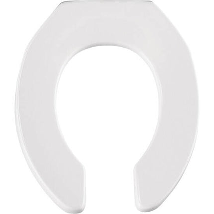 Bemis Round Plastic Toilet Seat White Never Loosens