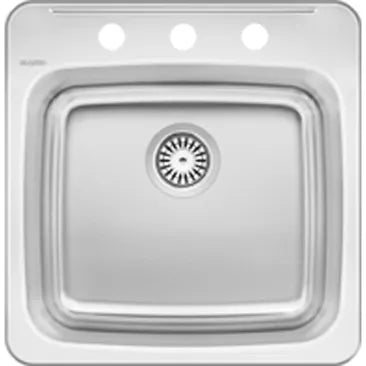 Blanco Horizon Kitchen Sink 401011 Stainless Steel Drop-In 3-Hole