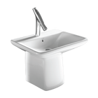 Avenue Cumberland Pedestal Sink Wall-Hung F-4250-W White