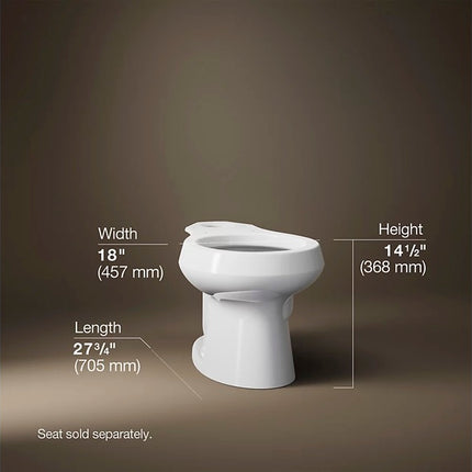 Kohler Wellworth Toilet Bowl White K4197-0